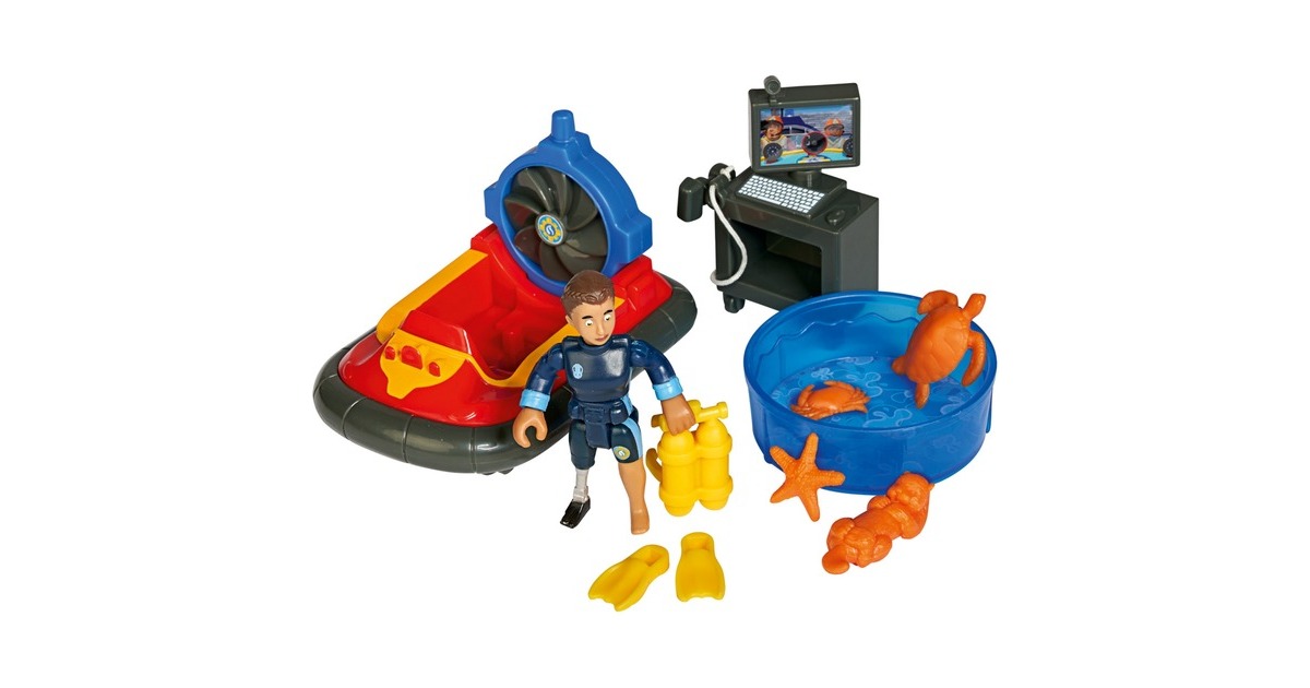 Simba Feuerwehrmann Sam neue Wasserwacht, Spielgebäude