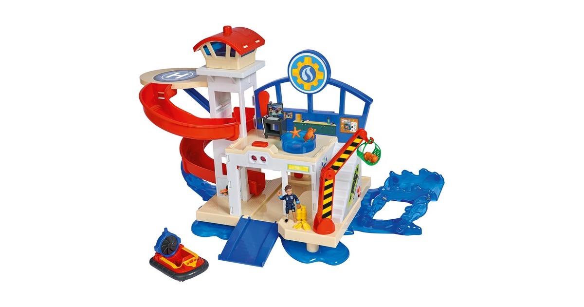 Simba Feuerwehrmann Sam neue Wasserwacht, Spielgebäude