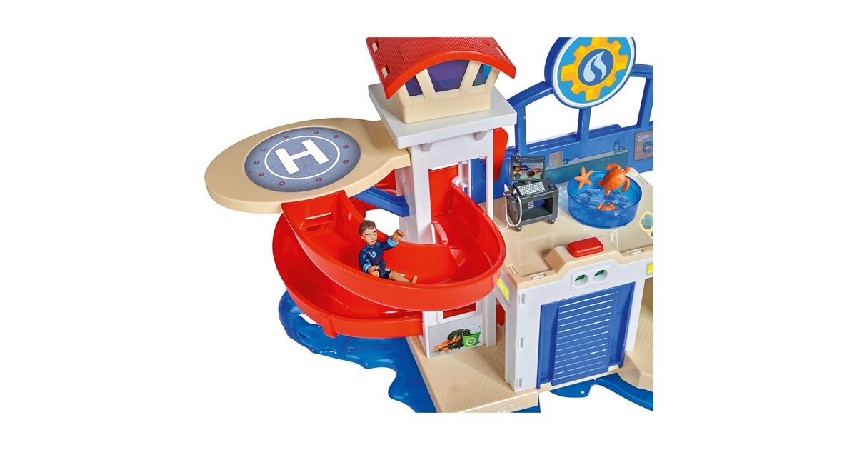 Simba Feuerwehrmann Sam neue Wasserwacht, Spielgebäude