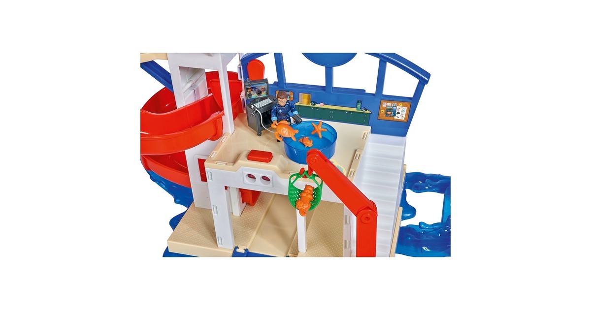 Simba Feuerwehrmann Sam neue Wasserwacht, Spielgebäude