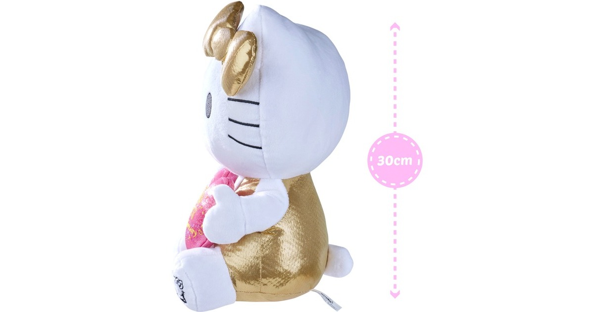 Simba Hello Kitty - Plüschfigur 50. Jubiläum, Kuscheltier(30 cm)