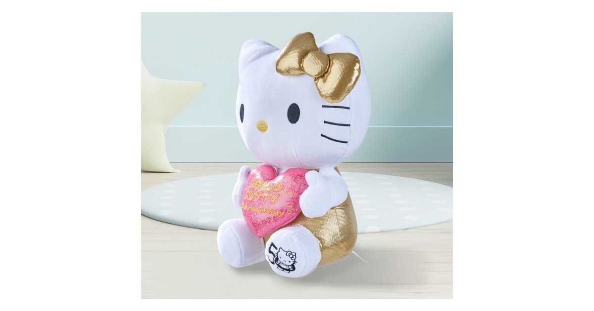 Simba Hello Kitty - Plüschfigur 50. Jubiläum, Kuscheltier(30 cm)