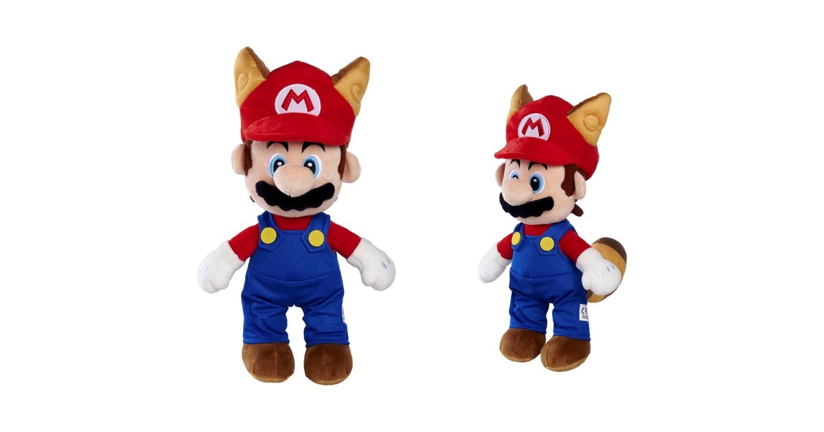 Simba Super Mario - Waschbär Mario Plüsch(30 cm)