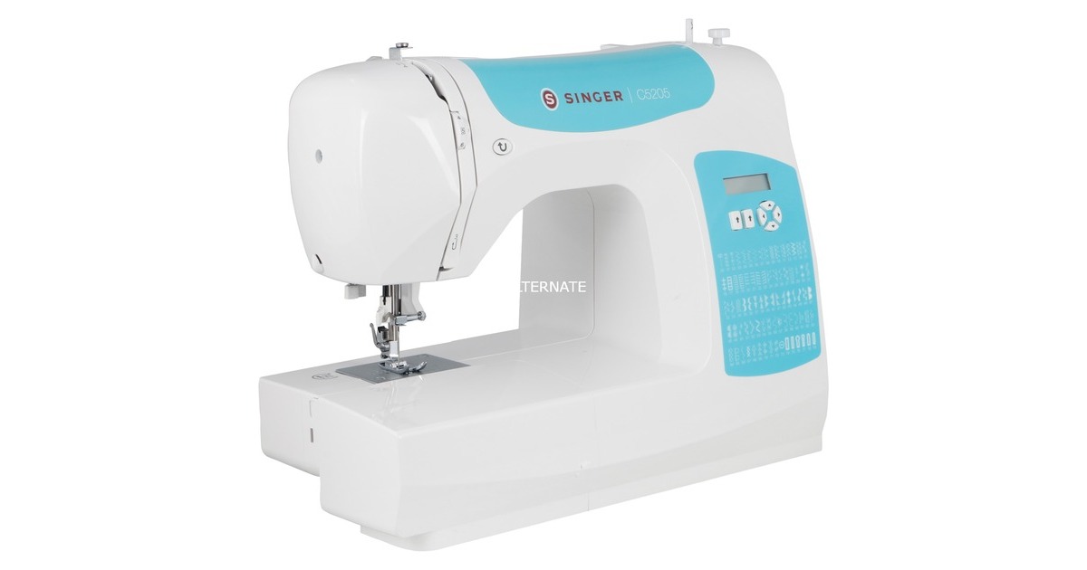 Singer C5205, Nähmaschine(weiß/blau)