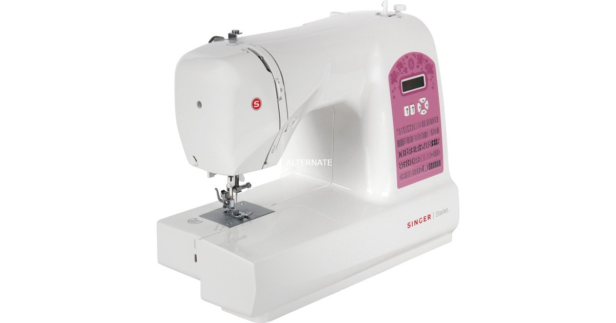 Singer Computer-Nähmaschine Starlet 6699(weiß/rosa)