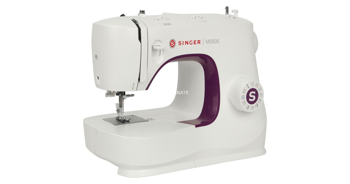 Singer Mechanische Nähmaschine M3505(weiß/violett)