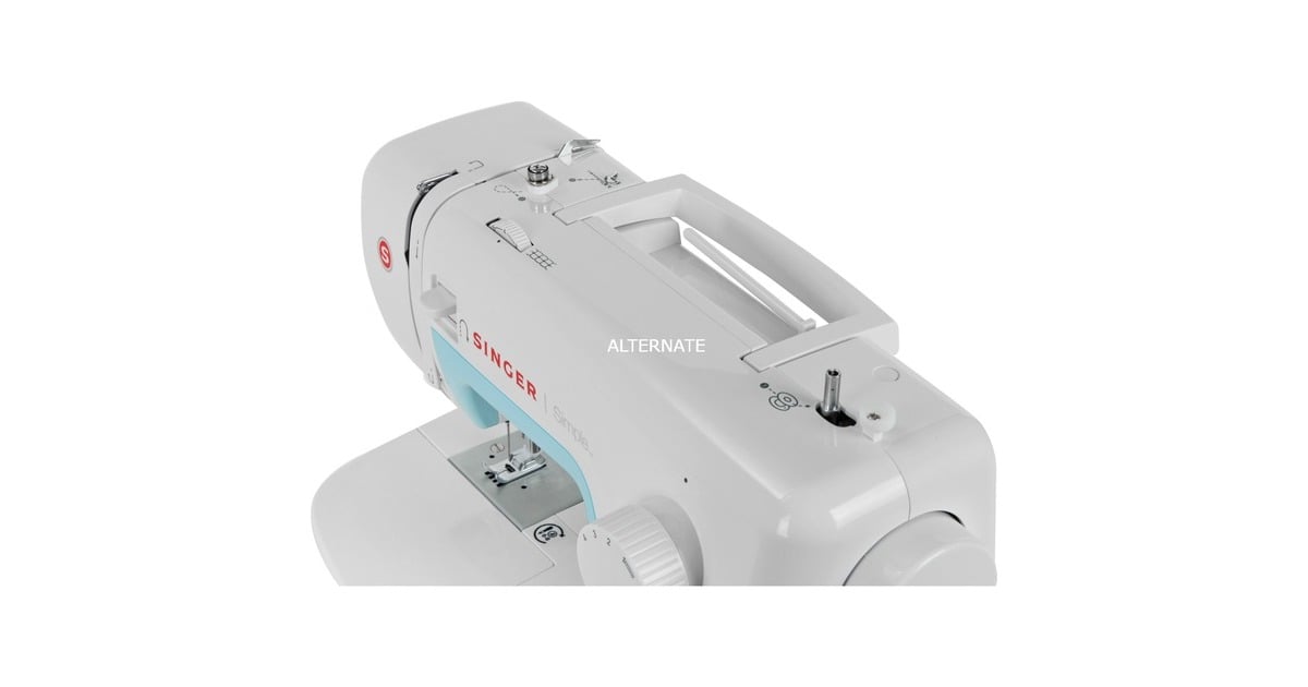 Singer Mechanische Nähmaschine Simple 3221(weiß/hellblau, Outlet) Singer Mechanische Nähmaschine Simple 3221(weiß/hellblau, Outlet)