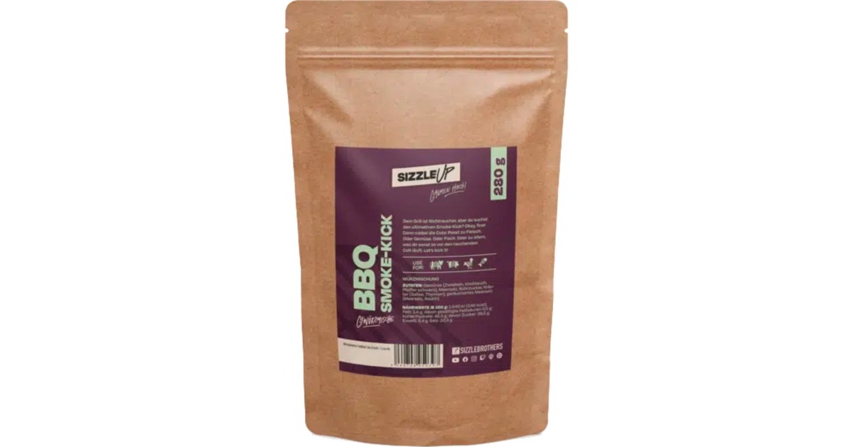 SizzleBrothers BBQ Smoke-Kick, Gewürz(280 g, Beutel)