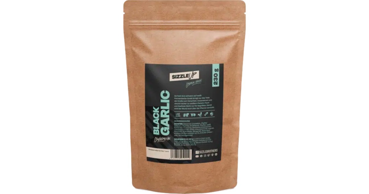 SizzleBrothers Black Garlic, Gewürz(230 g, Beutel)