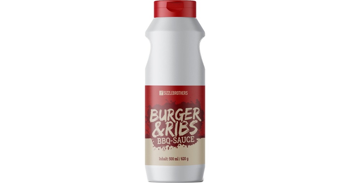 SizzleBrothers Burger & Ribs BBQ-Sauce(500 ml)