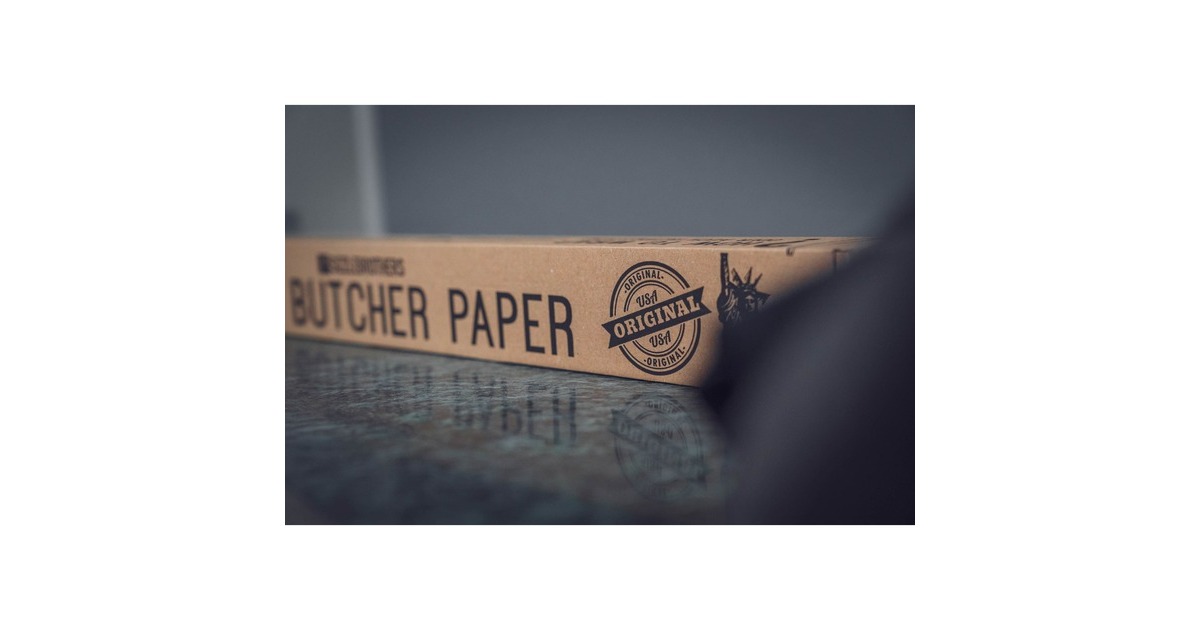 SizzleBrothers Butcher Paper, 10 Meter Rolle, Papier(61cm breit)