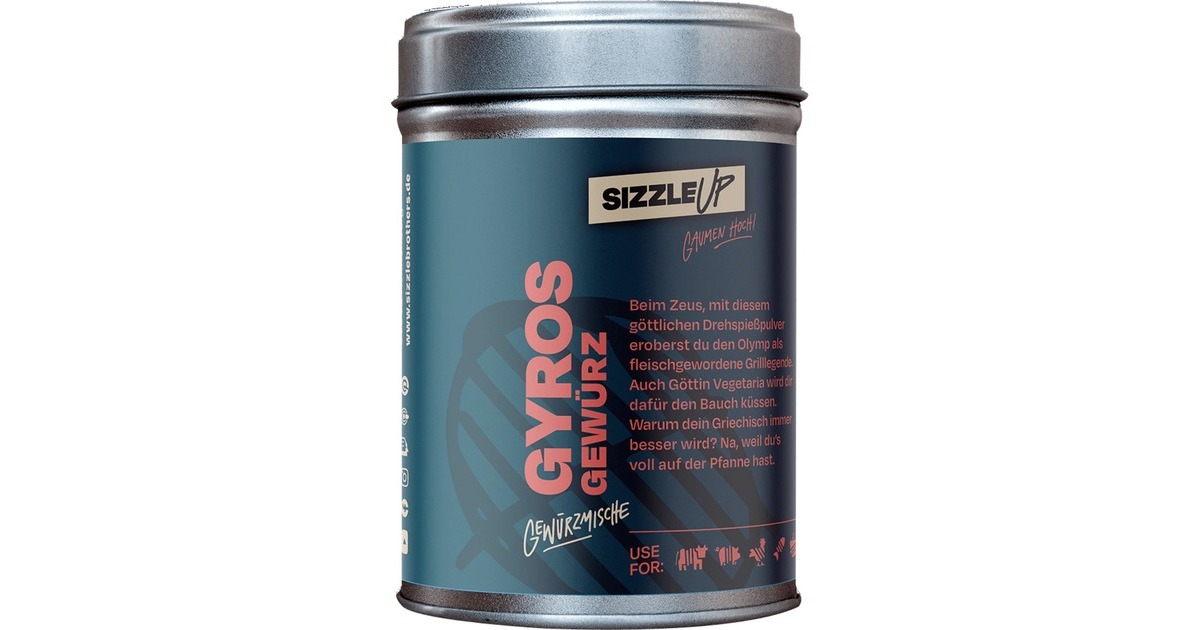 SizzleBrothers Gyrosgewürz(100 g, Streudose)