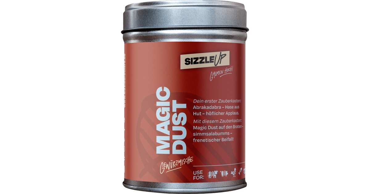SizzleBrothers Magic Dust, Gewürz(140 g, Streudose)