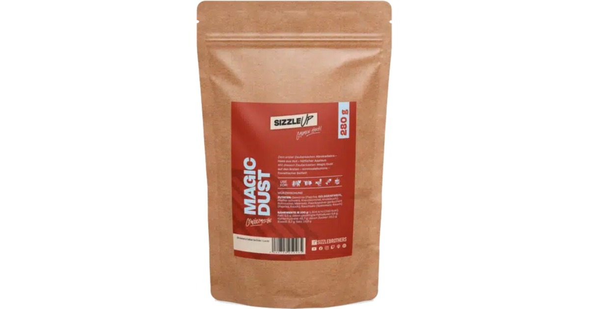 SizzleBrothers Magic Dust, Gewürz(280 g, Beutel)