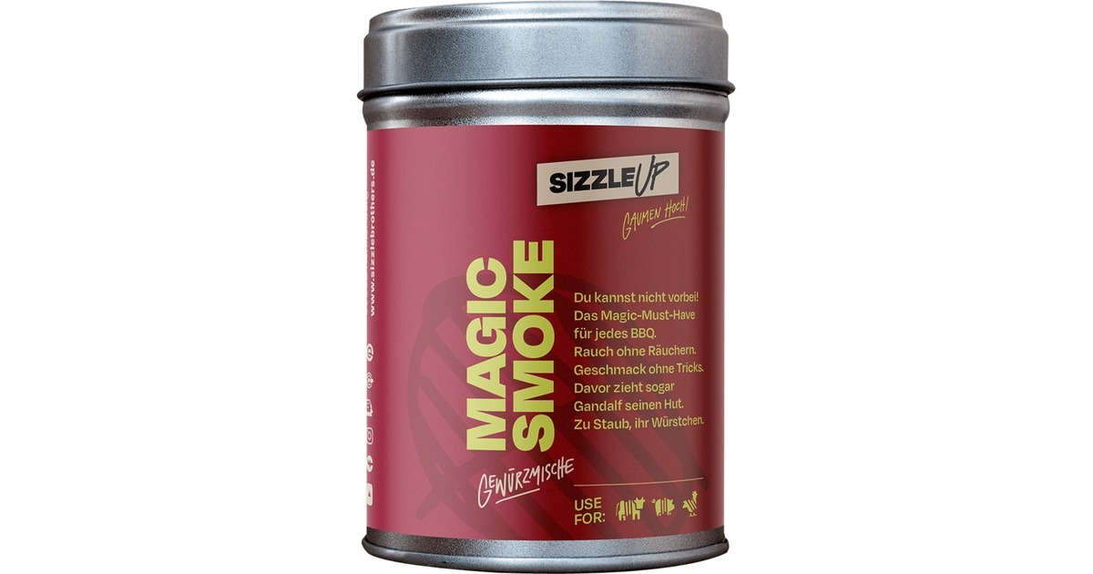 SizzleBrothers Magic Smoke, Gewürz(130 g, Streudose)