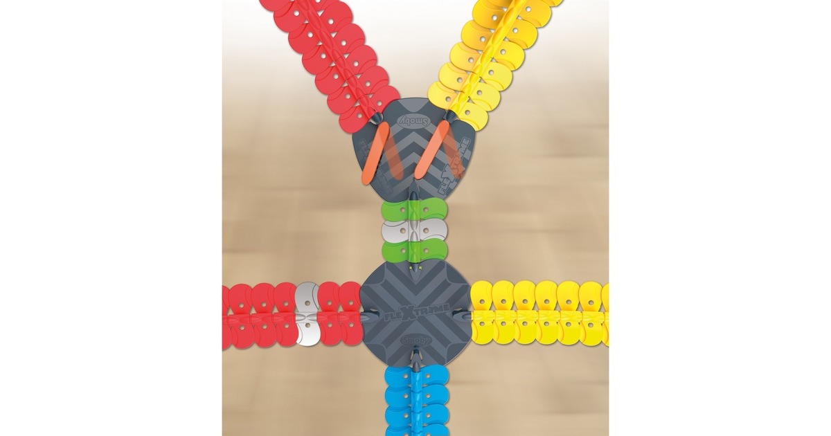 Smoby FleXtreme Multi-Rennstrecken Set Kreuzung und Weiche, Rennbahn