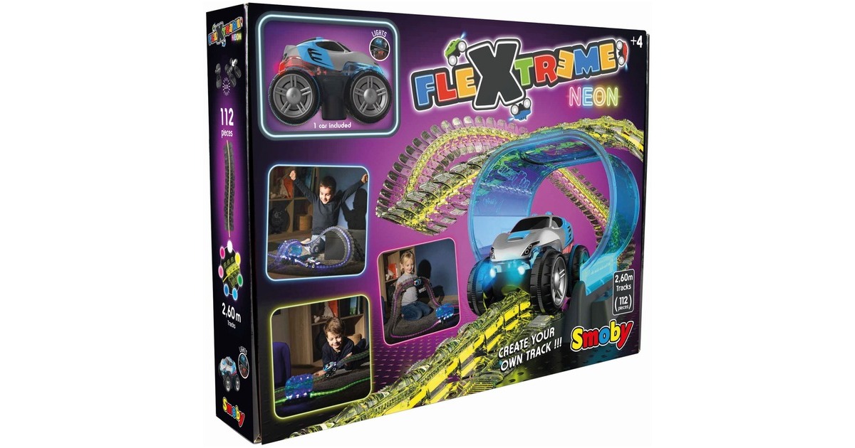 Smoby FleXtreme Neon Set, Rennbahn