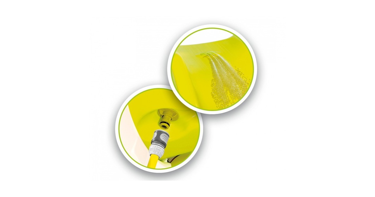 Smoby Rutsche XL Doppel-Wellen, Gartenspielgerät(hellgrün/hellblau)