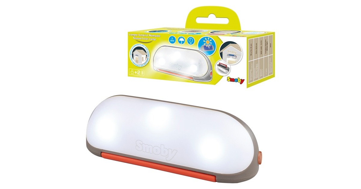 Smoby Solarlampe mit Tragegriff, LED-Leuchte