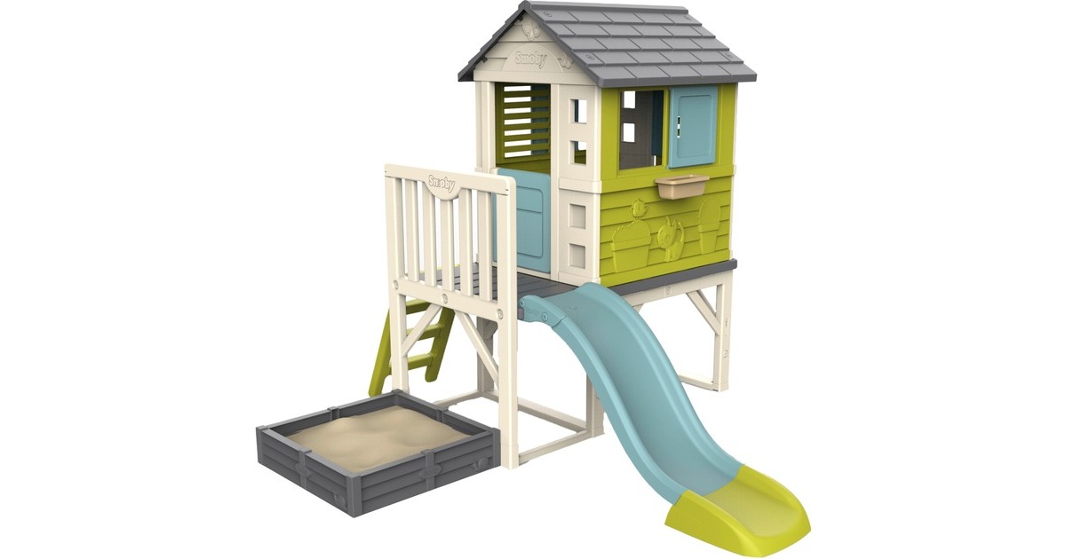 Smoby Spielhaus Square Stelzen, Gartenspielgerät