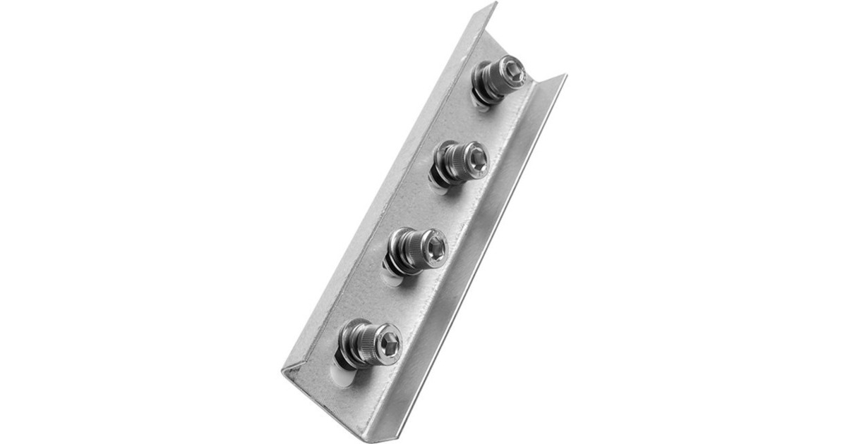 Solarmodulhalterung für Balkongeländer, 30-35mm Rahmenhöhe(aluminium, 0% MWST, für Solarmodule bis max. 180cm Länge)