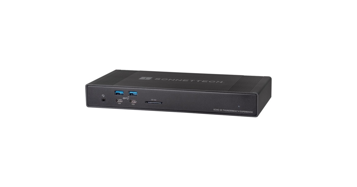 Sonnet Echo 20 Thunderbolt 4 SuperDock, Dockingstation(schwarz)