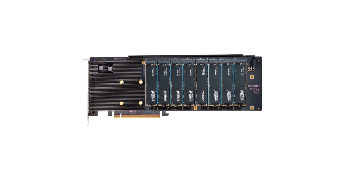 Sonnet M.2 8x4 Silent Gen4 PCIe Adapter, Schnittstellenkarte