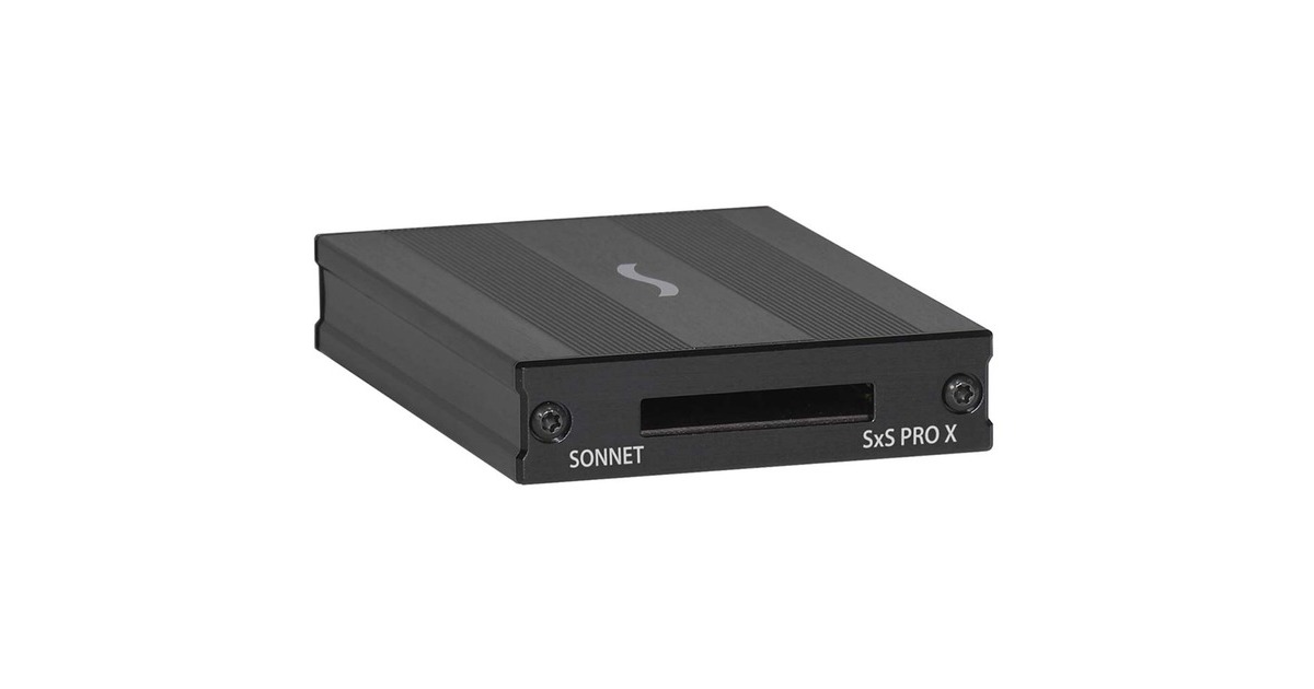 Sonnet SxS PRO X Single-Slot Card Reader, Kartenleser(schwarz, Thunderbolt 3) Sonnet SxS PRO X Single-Slot Card Reader, Kartenleser(schwarz, Thunderbolt 3)