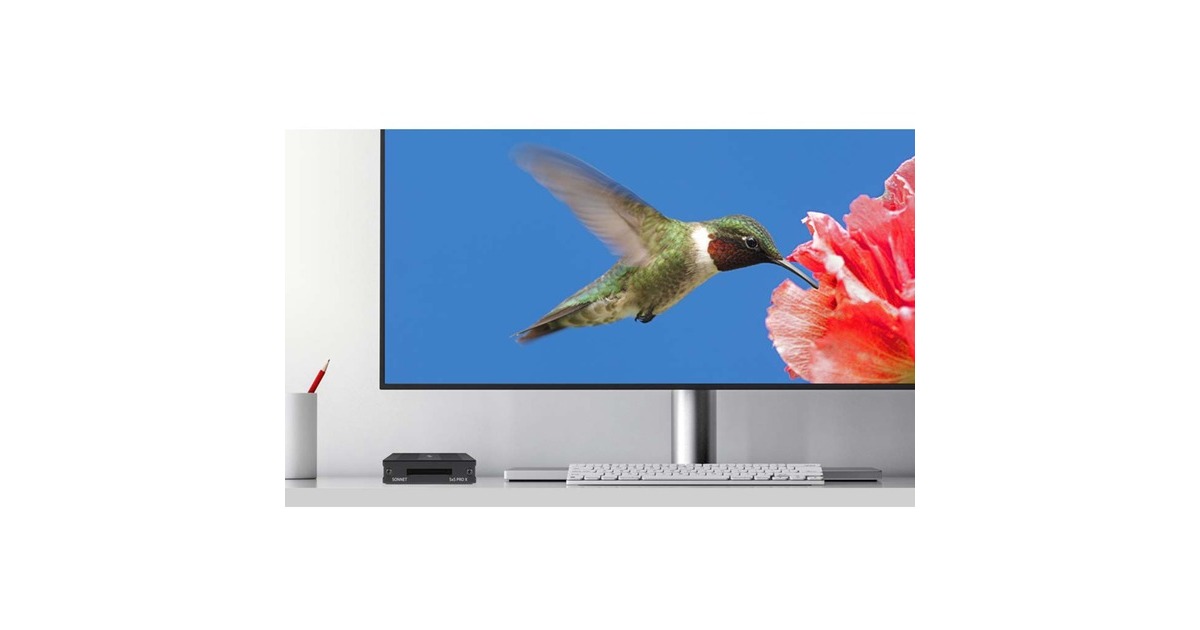 Sonnet SxS PRO X Single-Slot Card Reader, Kartenleser(schwarz, Thunderbolt 3)