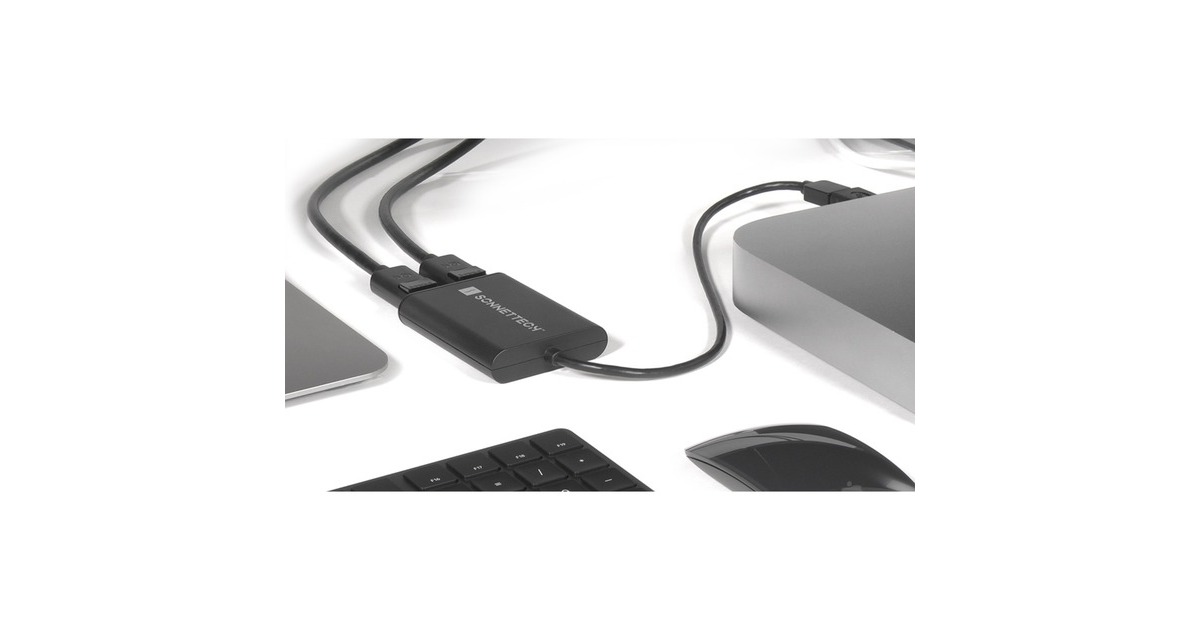 Dual 4K DisplayPort(schwarz, 30cm, für M1 und M2 Macs)