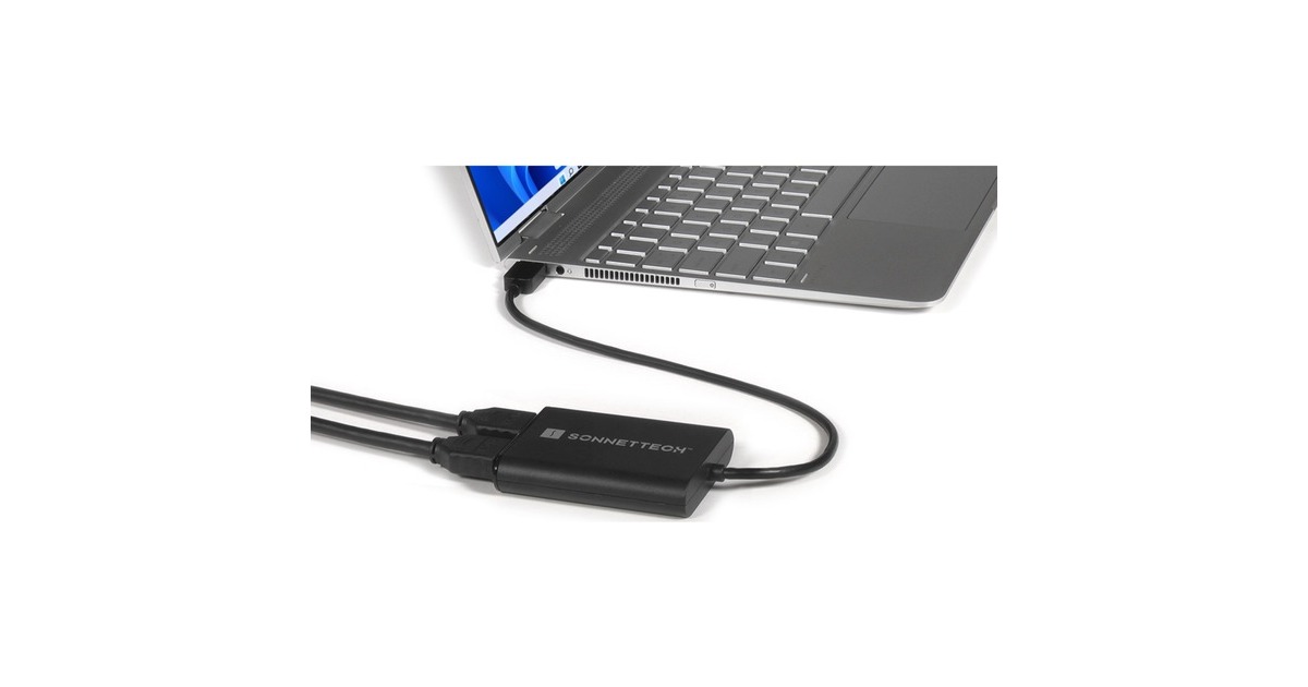 Dual 4K HDMI(schwarz, 30cm, für M1 und M2 Macs)