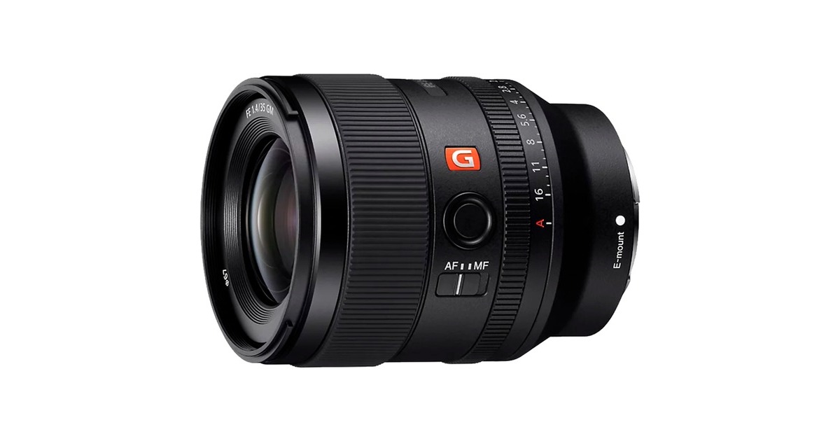 Sony FE 35 mm F1.4 GM (SEL35F14GM), Objektiv(schwarz) Sony FE 35 mm F1.4 GM (SEL35F14GM), Objektiv(schwarz)