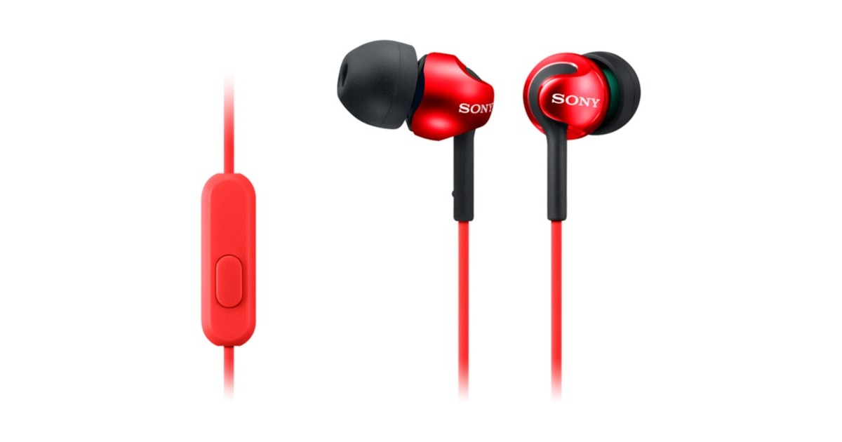Sony MDR-EX110APR, Headset(rot)