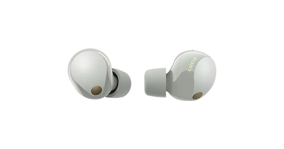 Sony WF-1000XM5, Kopfhörer(silber, Bluetooth, USB-C)