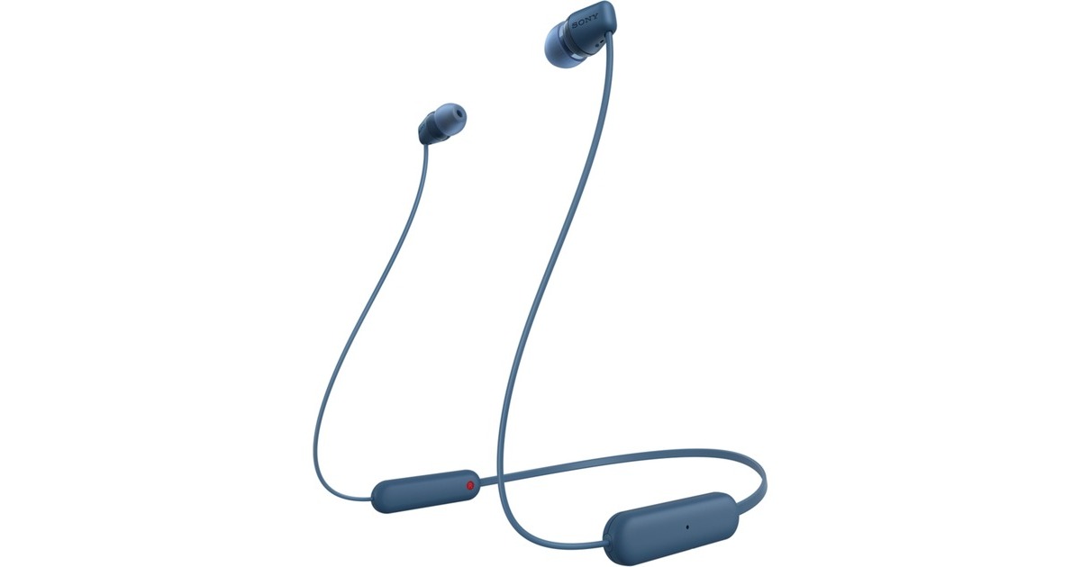 Sony WI-C100L, Kopfhörer(blau, Bluetooth, USB-C)