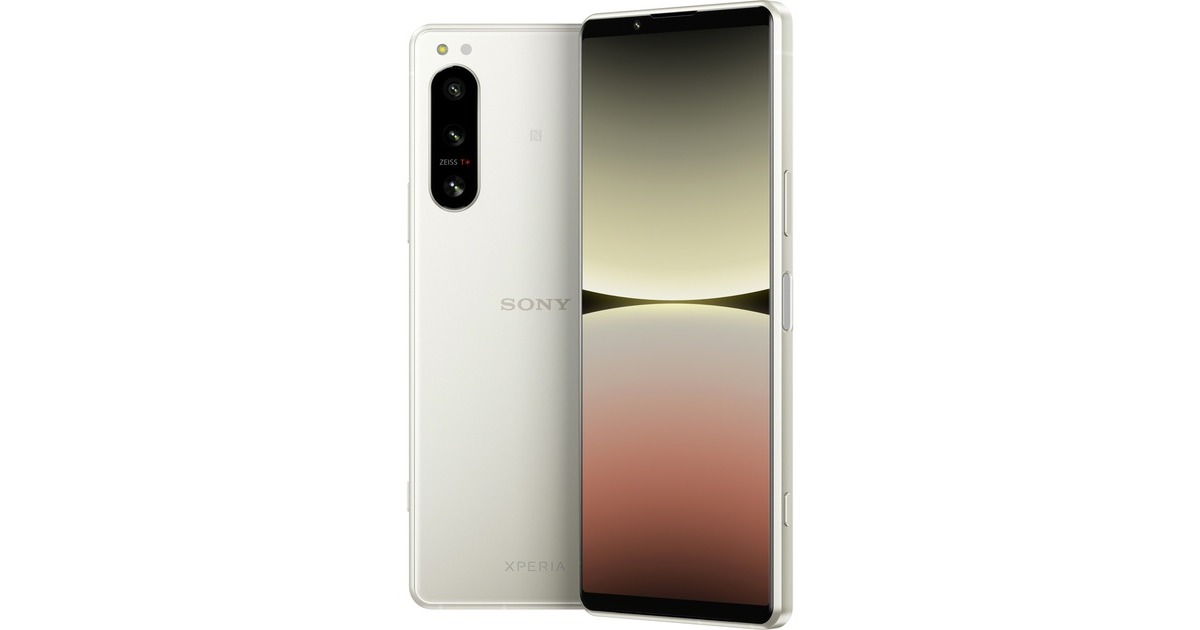 Sony Xperia 5 IV 128GB, Handy(Ecru-Weiß, Android 12, Dual SIM)