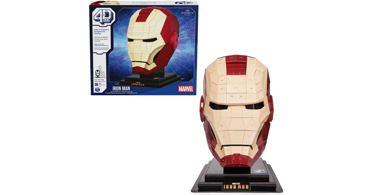 Spin Master 4D Build - Marvel Iron Man-Helm, Modellbau