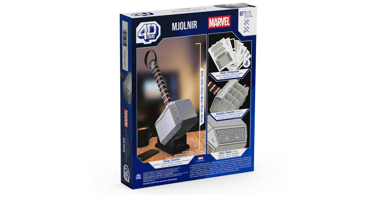 Spin Master 4D Build - Marvel Thor´s Hammer, Modellbau