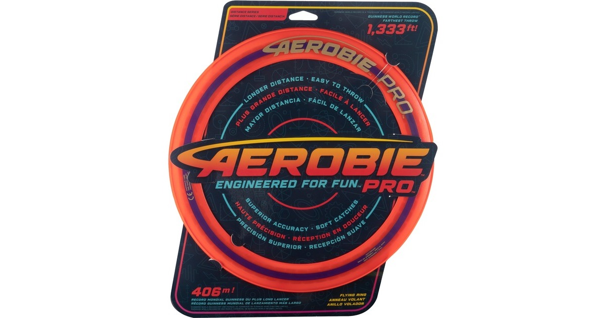 Spin Master Aerobie Pro Flying Ring, Geschicklichkeitsspiel(orange)