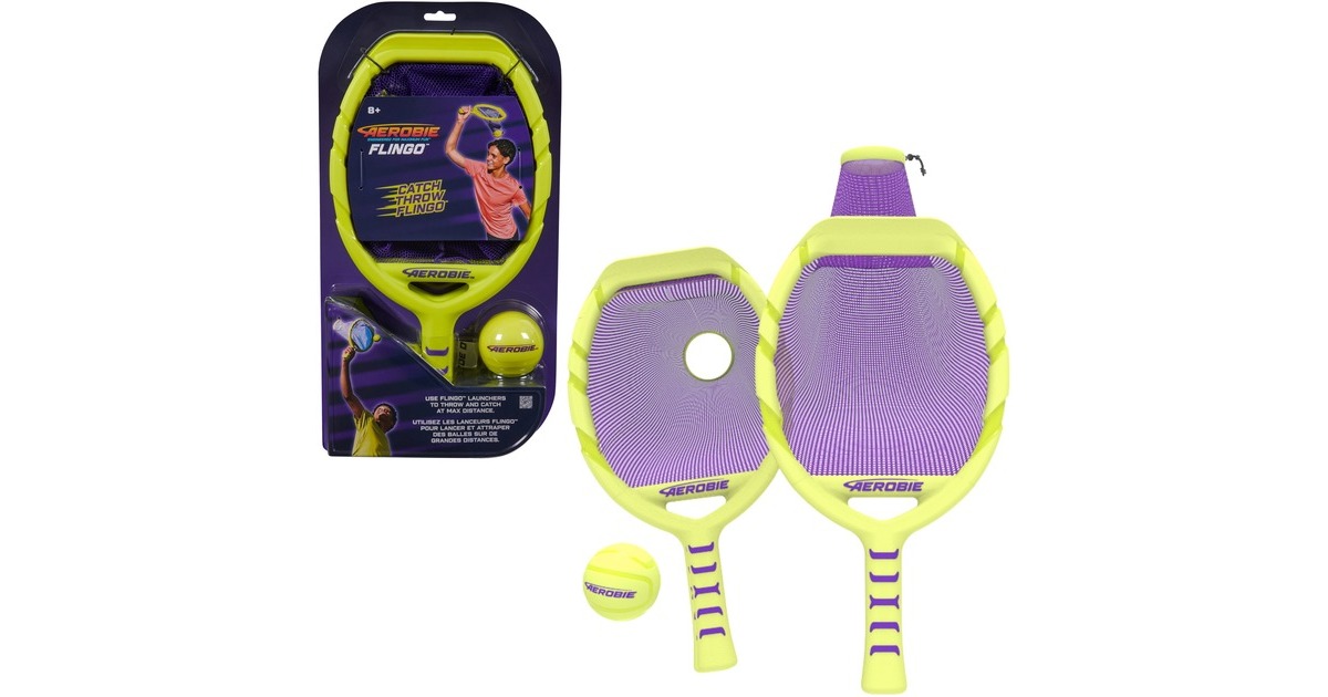 Spin Master Aerobie - Flingo Tennis-Set, Fitnessgerät