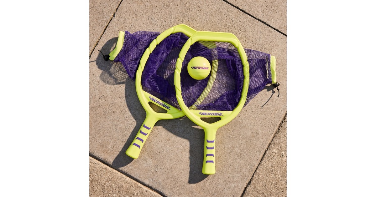 Spin Master Aerobie - Flingo Tennis-Set, Fitnessgerät