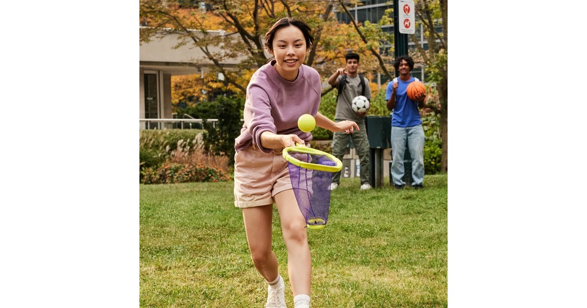 Spin Master Aerobie - Flingo Tennis-Set, Fitnessgerät