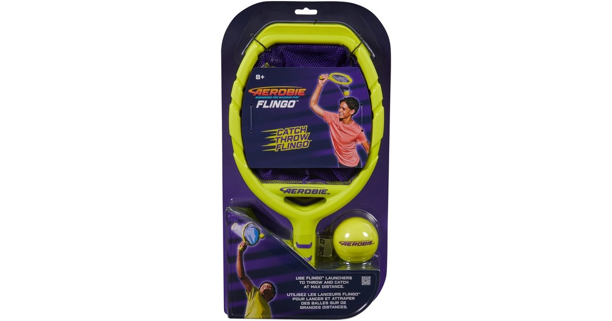 Spin Master Aerobie - Flingo Tennis-Set, Fitnessgerät