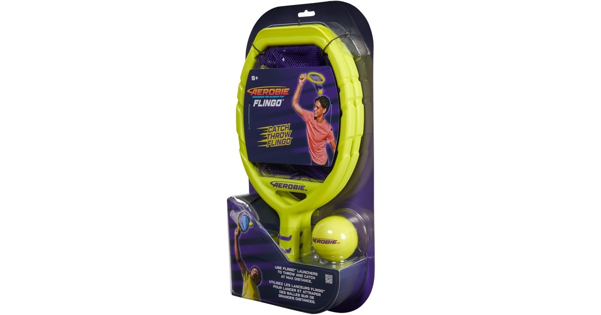 Spin Master Aerobie - Flingo Tennis-Set, Fitnessgerät