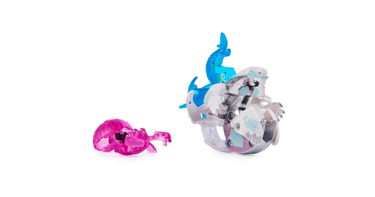 Spin Master Bakugan Evolutions Battle Strike 6er-Pack, Geschicklichkeitsspiel(mit 3 Bakugan-Bällen, zwei Nanogan und einem Geogan)