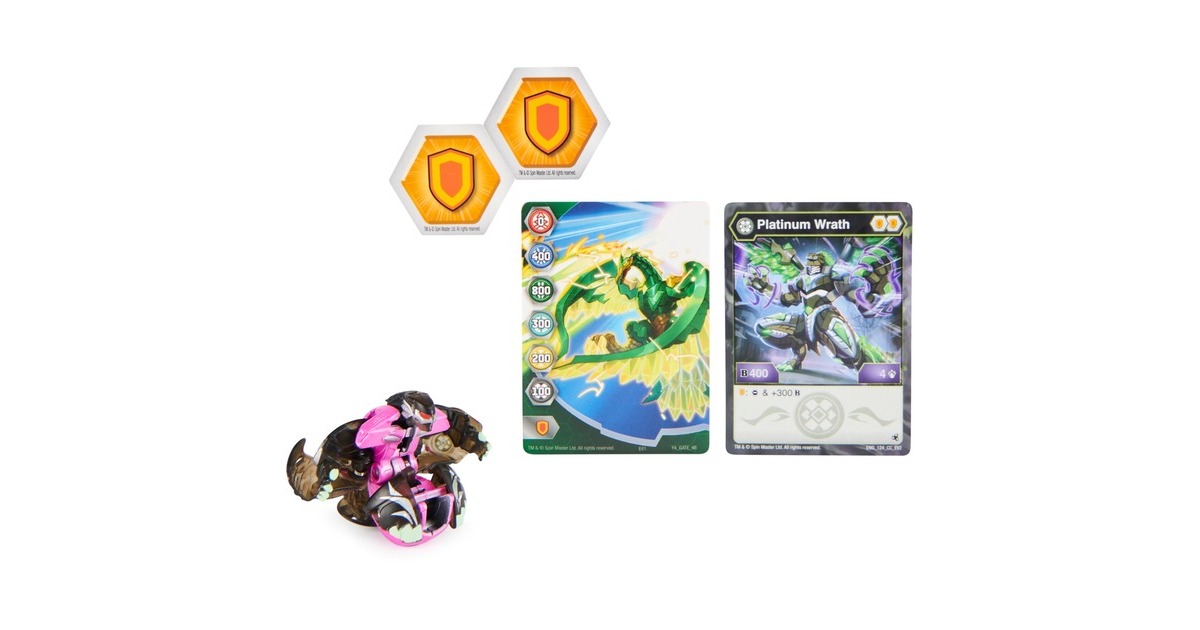 Spin Master Bakugan Evolutions Platinum Wrath 1er-Pack, Geschicklichkeitsspiel