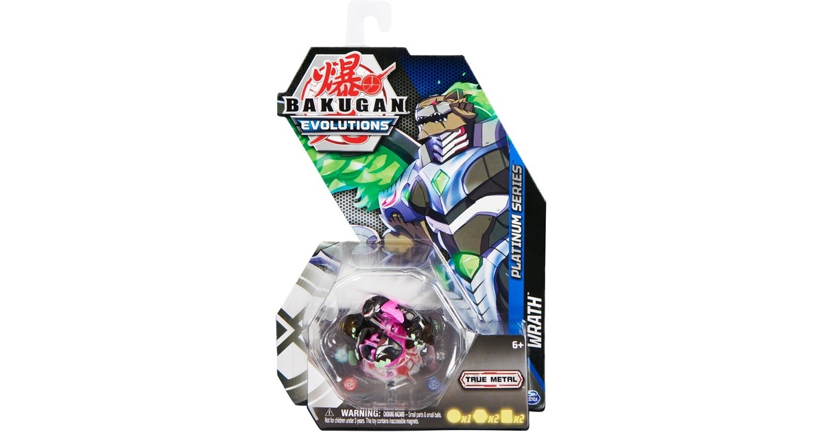 Spin Master Bakugan Evolutions Platinum Wrath 1er-Pack, Geschicklichkeitsspiel