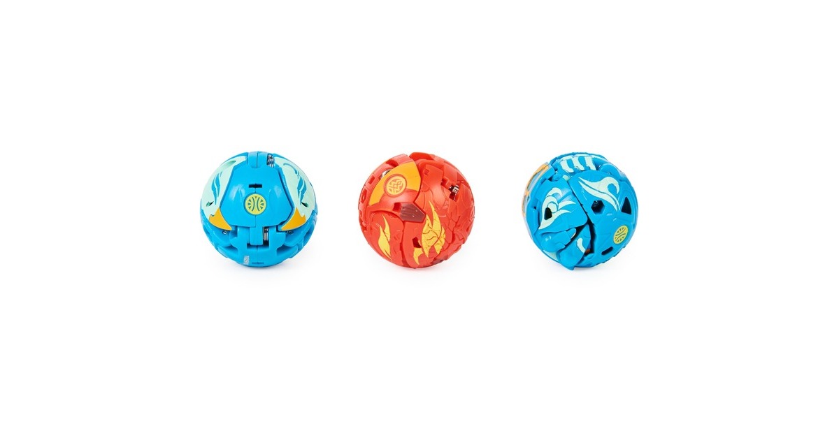 Spin Master Bakugan Evolutions Starter-Pack mit 3 Bakugan, Geschicklichkeitsspiel(mit Ultra Aquos Howlkor, Basic Pyrus Pegatrix, Basic Aquos Colossus)