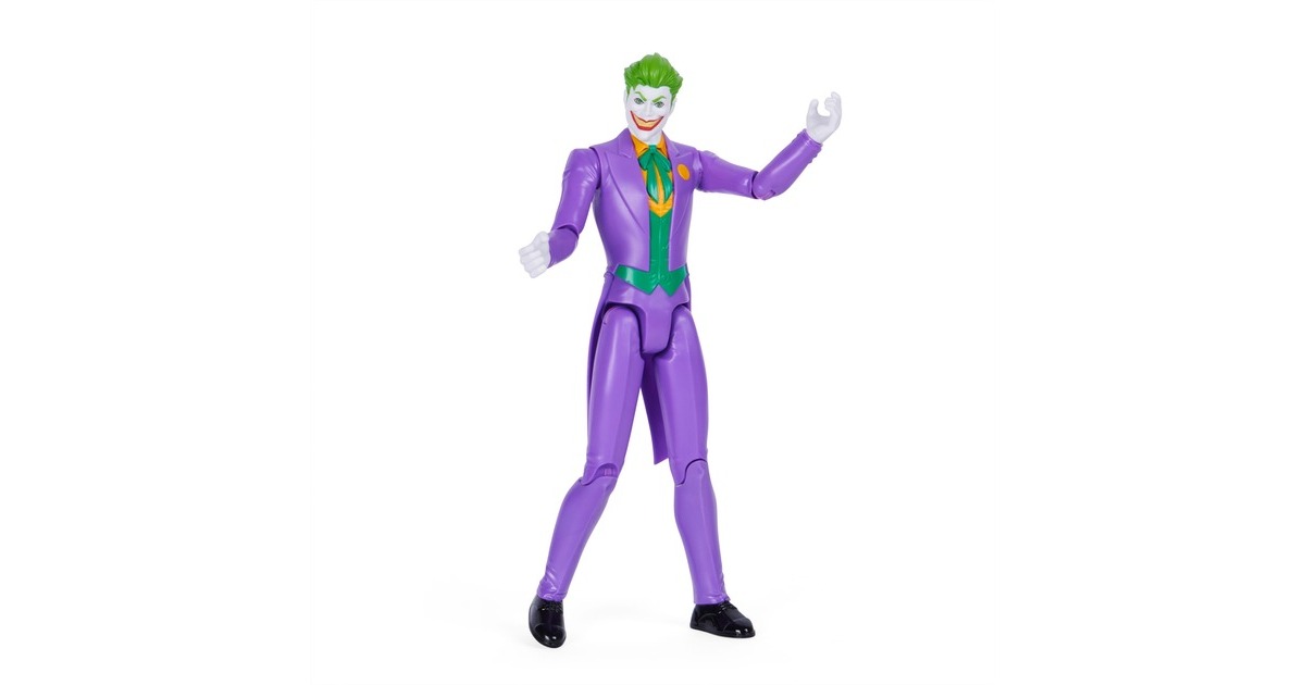 Spin Master Batman 30 cm Figuren-Set aus Batman (Rebirth), Robin und Joker, Spielfigur