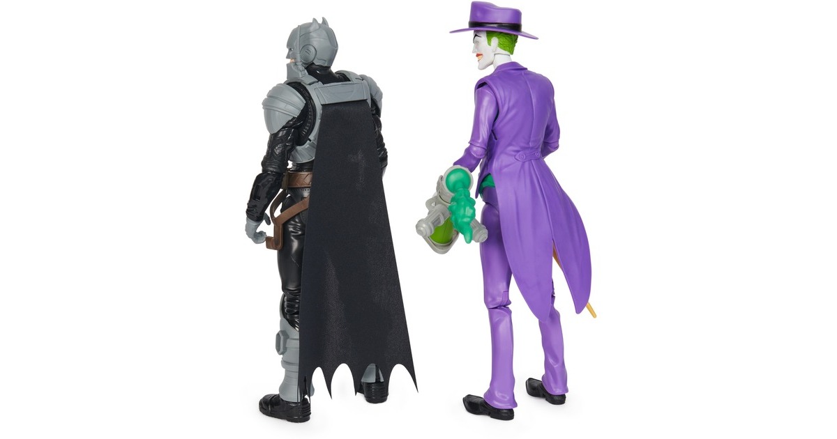 Spin Master Batman Adventures - Batman vs The Joker, Spielfigur(2er Set, 30 cm)